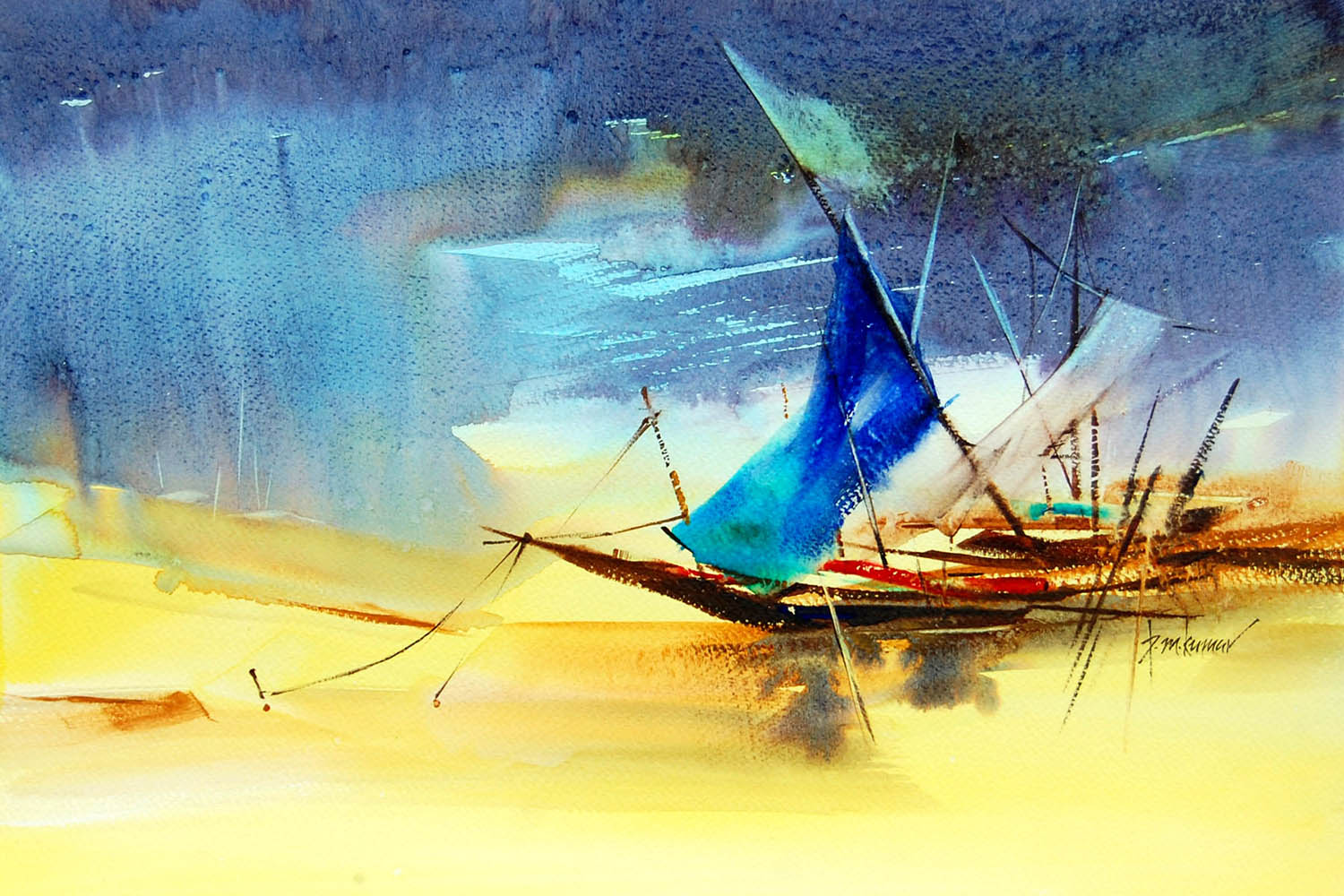 ಉಡುಪಿ: ಮೋಹನ್ ಪೆರ್ಮುದೆ ಚಿತ್ರಕಲಾ ಪ್ರದರ್ಶನ